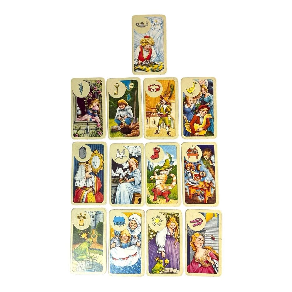 Ravensburger Enchanted Forest (1982) Game Original Replacement Cards Full Set 13